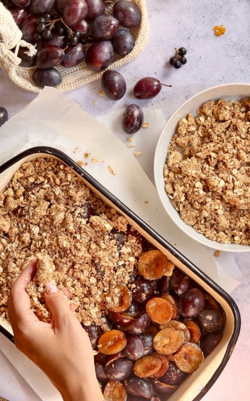crumble sa šljivama