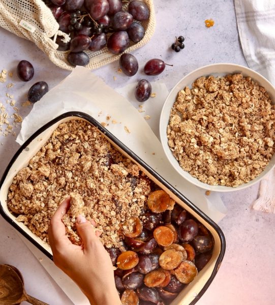 crumble sa šljivama