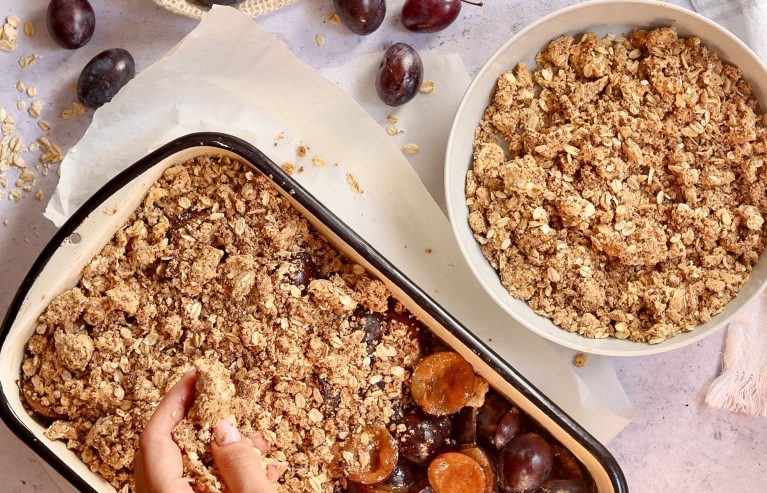 crumble sa šljivama